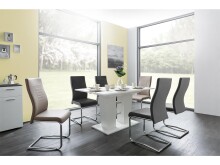 Esstisch >Bomuli< in Weiß - 180x75x90cm (BxHxT)