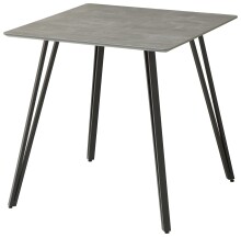 Esstisch >Fiete< in beton Dekor, schwarz, MDF,...