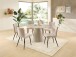 Esstisch >Garret< in grau, MDF, Melamin - 75x120cm (HxD)