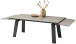 Kulissen-Esstisch >Janis< ausziehbar bis 300cm, grau, schwarz - 200/300x76x100 (BxHxT)