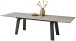 Kulissen-Esstisch >Janis< ausziehbar bis 300cm, grau, schwarz - 200/300x76x100 (BxHxT)