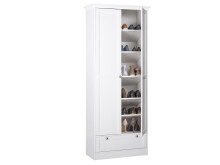 Mehrzweckschrank >Landsted< in Weiß - 80x200x39cm (BxHxT)