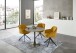 Esstisch >Josh< in grau, Keramik, Metall - 75x90cm (HxD)