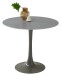 Esstisch >Josh< in grau, Keramik, Metall - 75x90cm (HxD)