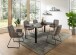Esstisch >Lenni< in schwarz, Keramik, Metall - 180x76x90cm (BxHxT)