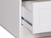 Kleiderschrank >Landsted< in Weiß - 80x200x51cm (BxHxT)