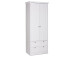 Kleiderschrank >Landsted< in Weiß - 80x200x51cm (BxHxT)
