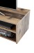 Lowboard >Gemma< 1 Klappe, 2 Fächer, Old Style dunkel, anthrazit - 120x32x38cm (BxHxT)