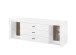 Lowboard >Rosalie< inkl. Beleuchtung, weiß, Evoke Eiche Dekor - 179x67x44cm (BxHxT)