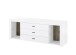 Lowboard >Rosalie< inkl. Beleuchtung, weiß, Evoke Eiche Dekor - 179x67x44cm (BxHxT)