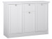 Sideboard >Landsted< in Weiß - 120x90x40cm (BxHxT)