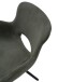 Armlehnstuhl >Anneli< (2er Set) drehbar, Cord grün, schwarz - 45x82x47,5 (BxHxT)