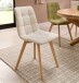 4-Fußstuhl >Belana< (2er Set) in beige, Buche - 55x89x46 (BxHxT)