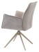 Armlehnstuhl >Kayla< (2er Set) drehbar, Bouclestoffbezug taupe, beige - 62x60x92 (BxHxT)