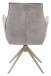 Armlehnstuhl >Kayla< (2er Set) drehbar, Bouclestoffbezug taupe, beige - 62x60x92 (BxHxT)