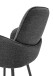Barhocker >Malia< (2er Set) drehbar, Armlehnen, grau, schwarz - 55x103x61 (BxHxT)