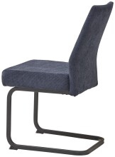 Freischwinger >Maren< (2er Set) Federkern, blau,...