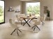 Polsterbank >Sofia< Federkern, Armlehnen, Cordbezug beige, schwarz - 180x93x69 (BxHxT)