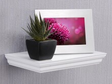 Wandboard >Landsted< in Weiß - 30x3,8x19,5cm...