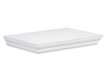 Wandboard >Landsted< in Weiß - 30x3,8x19,5cm (BxHxT)