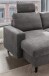 Wohnlandschaft >Pris< Schlaffunktion, Stauraum, dunkelgrau - 153x305x75x200 (LxBxHxT)