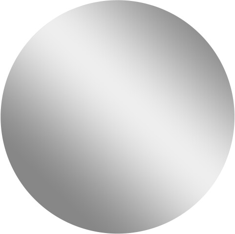 Spiegel >1297< runde Form 60cm, Trägerplatte Graphit - 2x60cm (TxD)