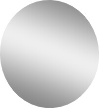 Spiegel >1297< runde Form 60cm, Trägerplatte Graphit - 2x60cm (TxD)
