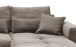 Polsterecke >Felicia< Schlaffunktion, Stauraum, Cord grau-braun - 302x89x188cm (BxHxT)