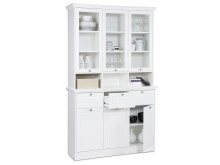 Buffet >Landsted< in Weiß - 120x200x40cm (BxHxT)