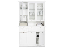 Buffet >Landsted< in Weiß - 120x200x40cm (BxHxT)