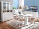 Buffet >Landsted< in Weiß - 120x200x40cm (BxHxT)