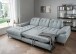 Polsterecke >Devland< Schlaffunktion, Stauraum, Cord Aqua - 273x105x189cm (BxHxT)