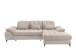 Polsterecke >Devland< Schlaffunktion, Kopfteilverstellung, Cord beige - 273x105x189cm BxHxT