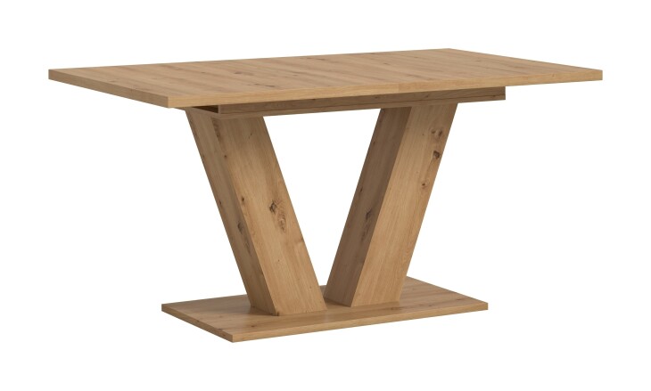 Kulissen-Esstisch >Motion< ausziehbar 190cm, artisan oak Dekor - 150/190x76x90cm (BxHxT)