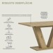 Kulissen-Esstisch >Motion< ausziehbar 190cm, artisan oak Dekor - 150/190x76x90cm (BxHxT)