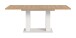 Kulissen-Esstisch >Motion< ausziehbar 190cm, weiß / artisan Eiche Dekor - 150/190x76x90cm (BxHxT)