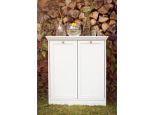 Kommode >Landsted< in Weiß - 80x90x35cm (BxHxT)