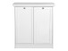 Kommode >Landsted< in Weiß - 80x90x35cm (BxHxT)