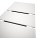 Kulissen-Esstisch >Motion< ausziehabar 190cm, Grau / Weiß - 150/190x76x90cm (BxHxT)