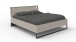 Bettanlage >Tilburg< (4tlg. ) Bett 188x92x210, Nachtkommoden, Kommode, Saharagrau/Grafit