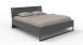 Bettanlage >Tilburg< (4tlg. ) LED, Bett 188x92x210, Nachtkommoden, Sideboard, Farbe Grafit