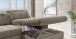Polsterecke >Devland< Schlaffunktion, Stauraum, Cord grau-braun - 273x105x189cm (BxHxT)