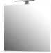 Badspiegel >1429< mit Ablage in Weiß - 76x75x15cm (BxHxT)