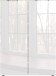 Schuhschrank >GW-GENOVA< 2 Türen, 5 Böden, Glas / Weiß - 87x120x40cm (BxHxT)