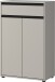 Badkommode >GW-LEMONT< Türen & Schublade mit Soft-Close, Steingrau - 63x98x34cm (BxHxT)