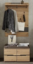 Garderoben-Set >Memphis< (2-teilig) Artisan Eiche...