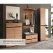 Garderoben-Set >Memphis< (2-teilig) Artisan Eiche Dekor / graphit - 145x192x38 (BxHxT)