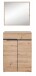 Garderoben-Set >Memphis< (2-teilig) Artisan Eiche Dekor / Graphit - 80x192x38 (BxHxT)
