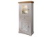 Wohnwand >WZ-0133< (3-teilig) weiss / eichefarbig - 377x214x42 (BxHxT)