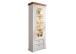 Wohnwand >WZ-0133< (3-teilig) weiss / eichefarbig - 248x214x42 (BxHxT)